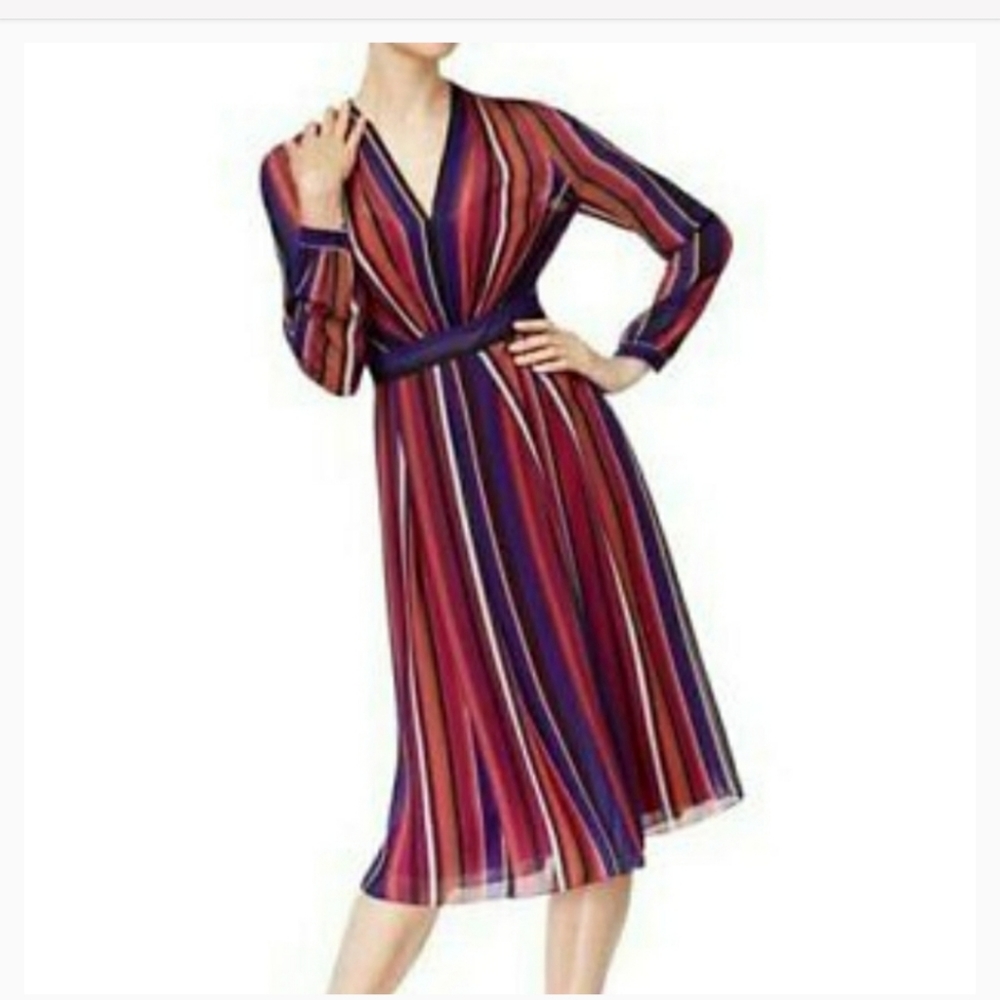 ANNIE KLEIN MIDI DRESS